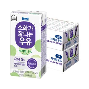 [S]매일 소화가 잘되는 저지방 우유 190ml 48팩