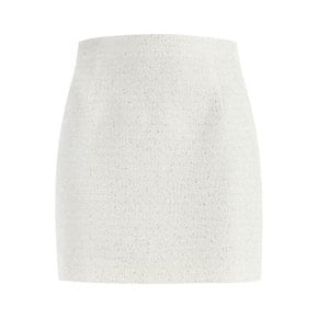 Mini skirt FABX3849 F4364 WHITE