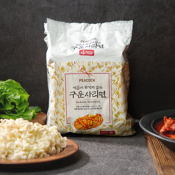 [피코크] 구운 사리 면 320g(80g*4개입)