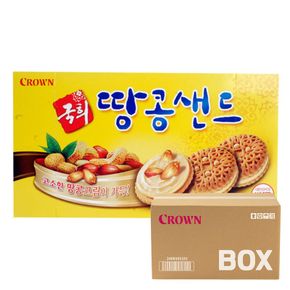 크라운 국희 땅콩샌드 155g 24입[34042161]