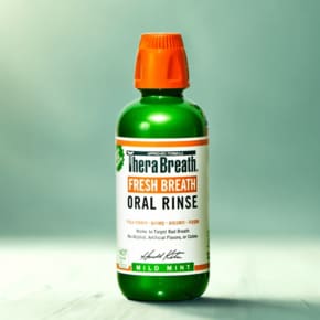 구취제거 오랄린스  마일드민트 물처럼 순한맛 473ml 무알콜 입냄새제거제 가글 473ml 1개