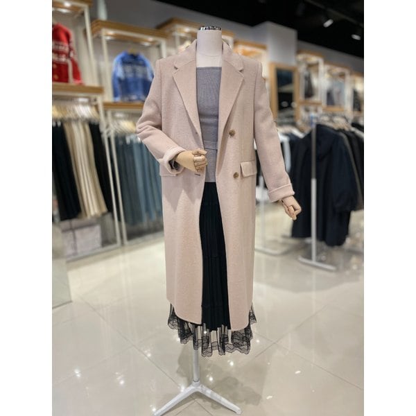 [시흥점] 테일러드 투버튼 롱 핸드메이드 코트 (PR4TC581)