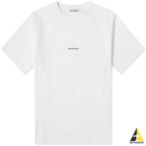 아크네 스튜디오 AL0135 183 OPTIC white (로고 티셔츠)