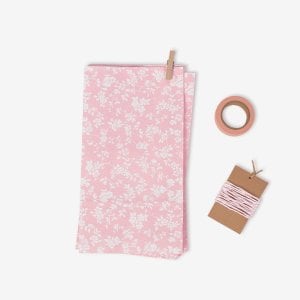 바보사랑 핑크 플로렛 종이봉투S(100매)