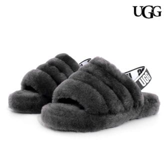 UGG 어그 슬라이드 차콜 슬리퍼1098494K-CHRC