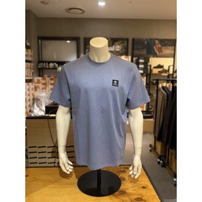 A42P5 B88 로고 스몰 패치 반팔티 블루