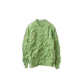 오라리 24 WRINKLED DRY COTTON KNIT PO SAGE GREEN (A24SP02CS) (링클 드라이 코튼 니