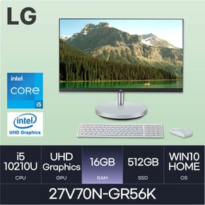 LG전자 27V70N-GR56K (WIN10 HOME/SSD 512GB/RAM 16GB) HMC