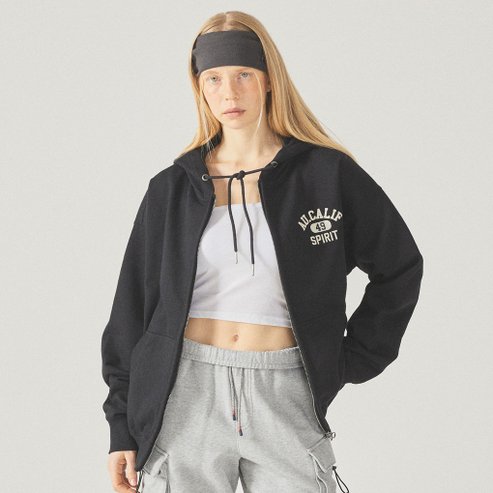 후아유 Varsity Logo Hood Zip-up WHMZF1191M