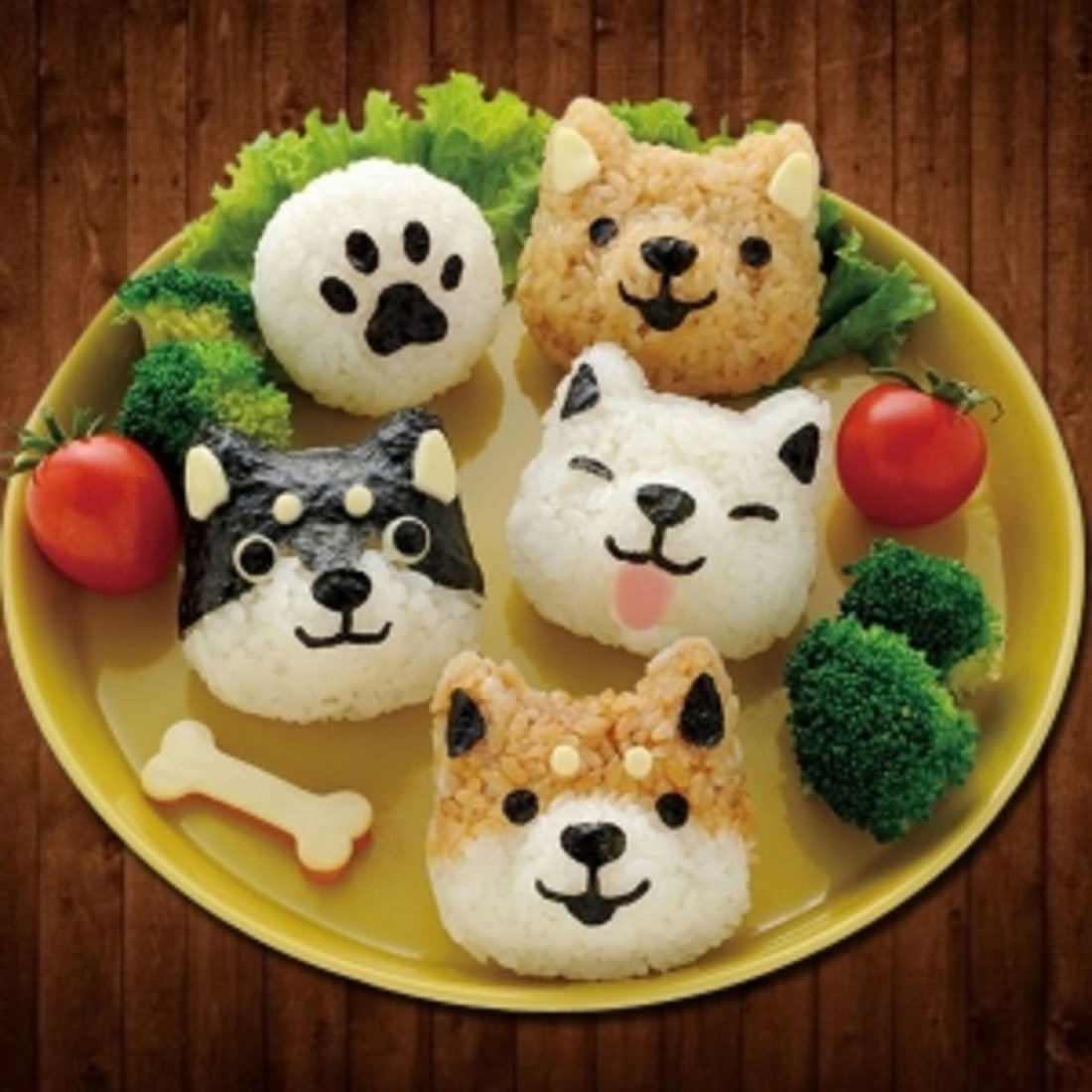 마메시바 강아지 주먹밥 만들기 모양 틀 상품이미지 1