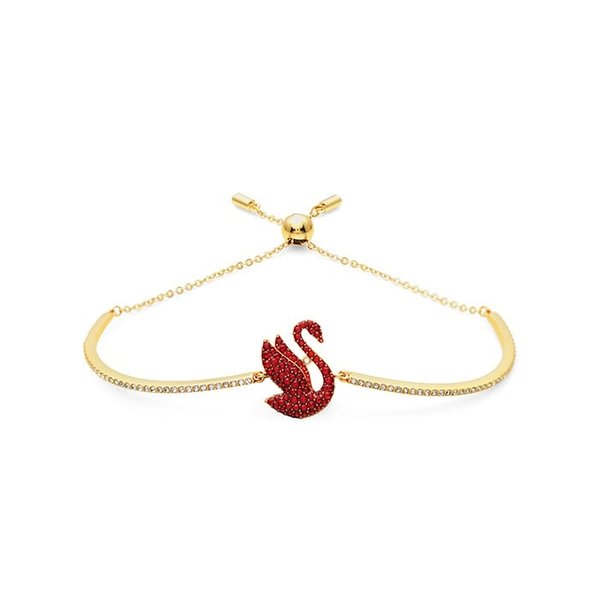 스와로브스키 5649774 Swan 스완 레드 뱅글 미디움 팔찌