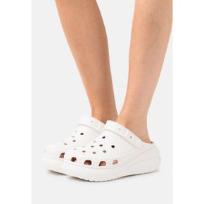 2386990 Crocs 크록스 클래식 크러쉬 - 힐이 달린 노새 흰색