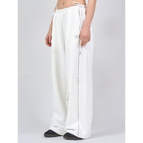 SIDE RIBBON STRING 2-WAY SWEATPANTS WH