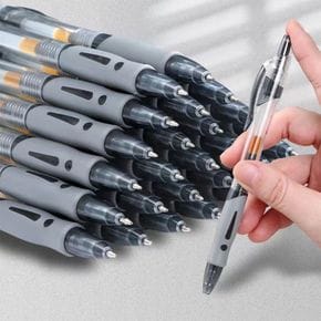 고급 블랙 유성볼펜 0.5MM 흑색 학교용 사무실용
