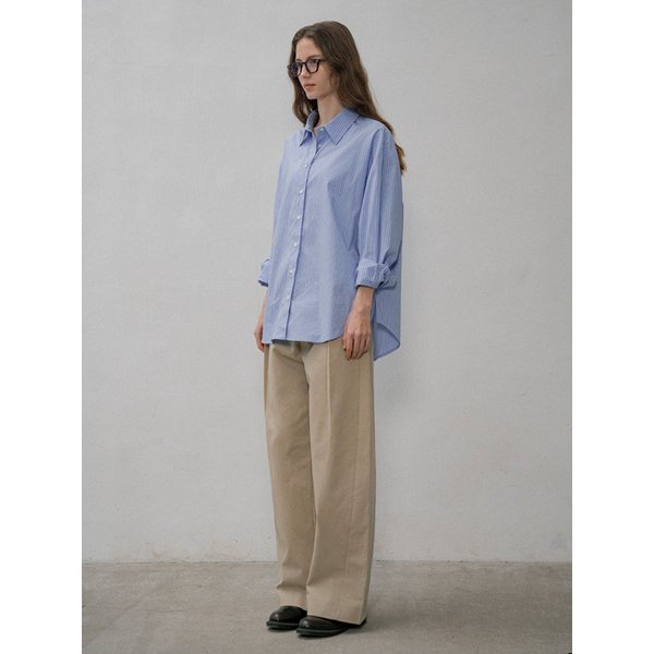 SITP5187 오버 핏 멀티 ST 셔츠_Light blue