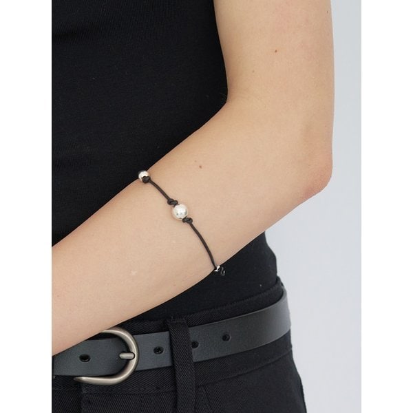 Bubble Flow Leather Bracelet