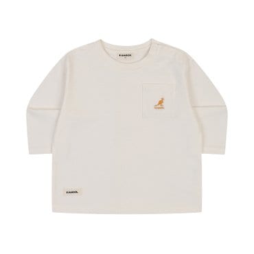 캉골키즈 [베이비] 클럽 로고 베이직 티셔츠 RC 0961 아이보리 (ARCCRT09610IV)