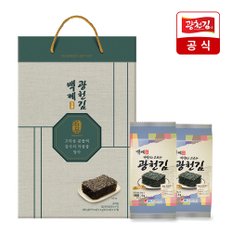 [1/13(월)순차출고][백제광천김] 도시락김 27봉 선물세트