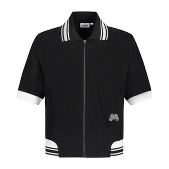 MARTINE GOLF [정상가 398000원]여성 풀오픈 반소매 가디건 블랙 (QW0ECD20239)