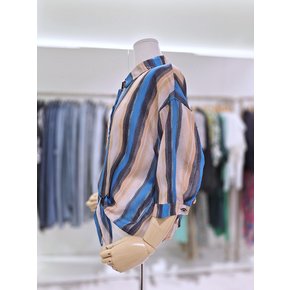 수채화 스트라이프 리본 셔츠 블라우스 색상 택1 SH09BL500