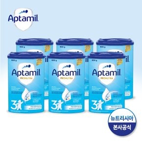 [해외무료배송] 압타밀 프로누트라 어드밴스 HMO 3단계 800g x 6통 세트