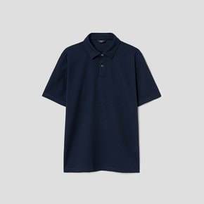 [三無衣服] 스트레치 폴로 티셔츠 - 네이비 GC4342S07R