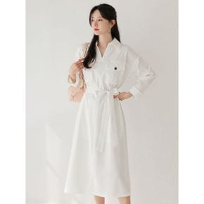 XXL까지  드롭숄더 벨트 플레어 셔츠 원피스 봄 가을 하객룩 오피스룩 데이트.._P389961870