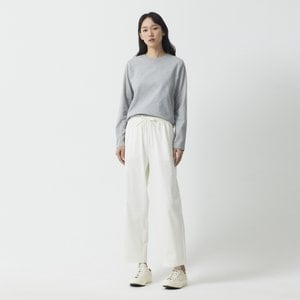 JAJU 여 스마트 코튼 10부 파자마 팬츠(IVORY / NAVY / DARK NAVY / MELLANGE GREY)