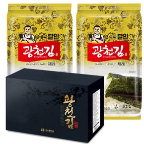 광천김 달인 재래도시락김 16봉 선물세트