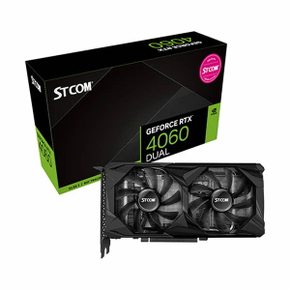 e_ STCOM 지포스 RTX 4060 DUAL D6 8GB 그래픽카드