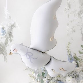 파티데코 비둘기 풍선 웨딩 도브 100cm 브라이덜샤워 촬영 소품
