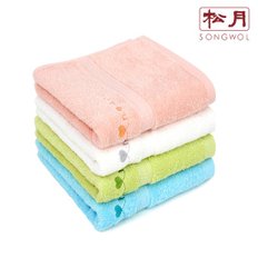 송월타월 송월 스윗하트 하니 100g 고급면 20수 5장