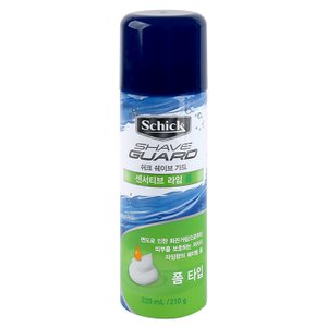 SCHICK 쉬크 쉐이브 가드 센서티브 라임 폼 220ml