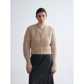 [LE MEILLEUR] CULT ALPACA CARDIGAN (SAND)