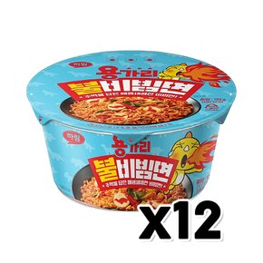 하림 용가리 불비빔면 큰컵라면 125g x 12개