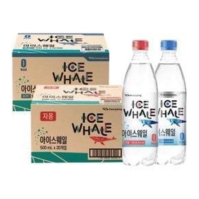 광동 아이스웨일 플레인 500ml 20병 + 자몽 500ml 20병