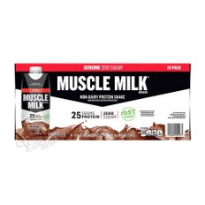 머슬밀크 제로 슈거 프로틴 쉐이크 초콜릿 18팩 MUSCLE MILK GENUINE PROTEIN SHAKE CHOCOLATE