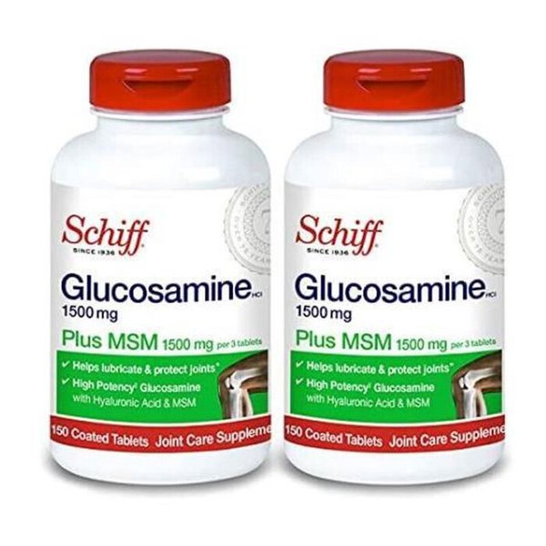 2병 쉬프 글루코사민 MSM식이유황 1500mg 150정 타블렛
