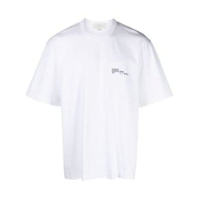 [스튜디오 니콜슨] T-shirt SNM-1167 MODULE WHITE WHITE