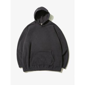 Overfit Fleece Hood Charcoal