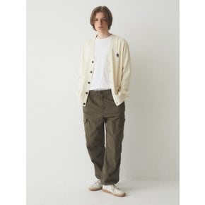 Wide Cargo Pants WHTAE4922M