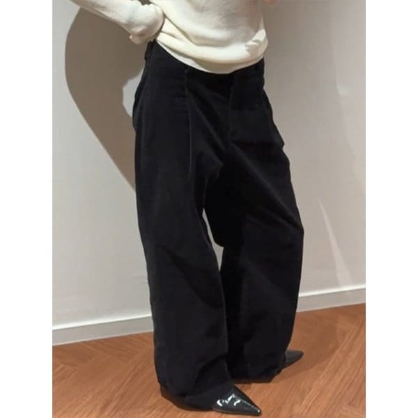 [단독] 코듀로이 원턱 팬츠_YBBLP17