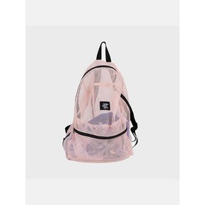 MESH BACKPACK - PALE PINK