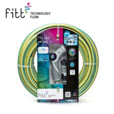 FITT NTS yellow KIT 내경 12.5mm(1/2) 외경 25M 6겹 특수 고압호스 꼬임방지 고성능 친환경호스