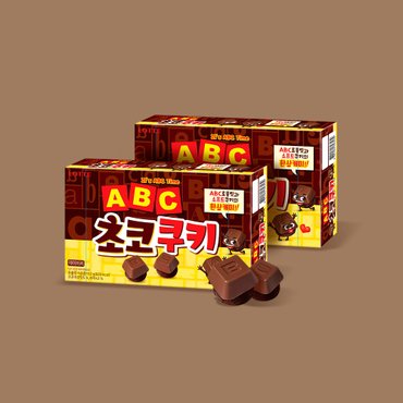  롯데제과 ABC 초코쿠키 152g x 2개/초콜렛쿠키