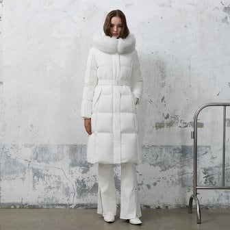 에고이스트 [시흥점] 여성 사가폭스퍼  시그니처 페미닌 롱 다운점퍼 (ER4TD507)