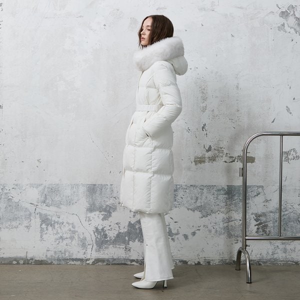 [시흥점] 여성 사가폭스퍼  시그니처 페미닌 롱 다운점퍼 (ER4TD507)