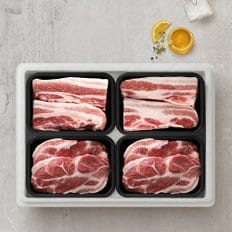 [바로배송][오늘의돼지] 한돈 선물세트 1호 1.6kg(삼겹살 400g x 2팩+목살 400g x 2팩)