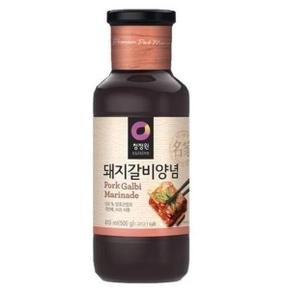 대상 청정원 돼지갈비 양념 500g 5개