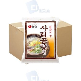  농심 사리곰탕면 110g 32봉 전통 설렁탕라면 봉지면 (WB80668)